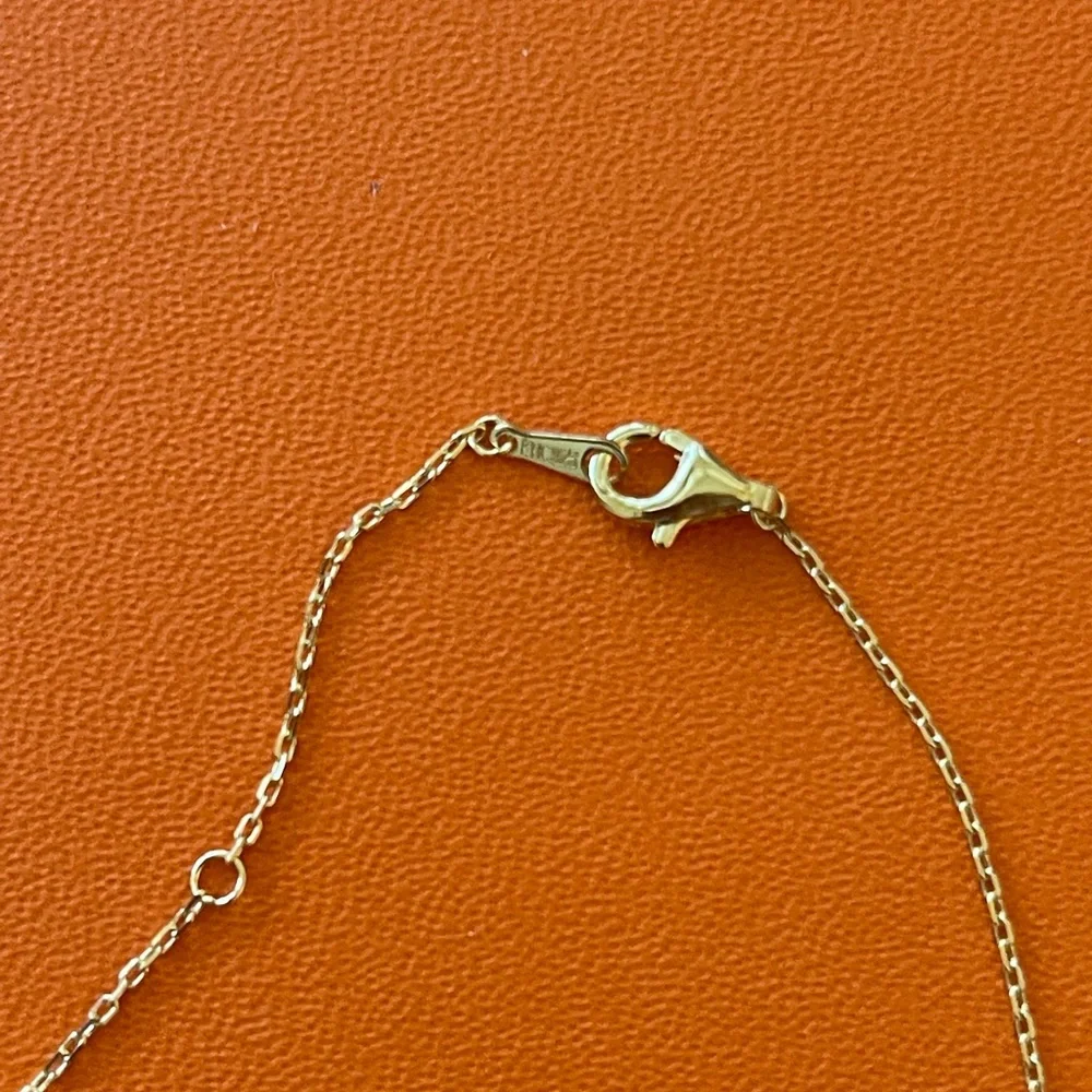 New CLOVER Bracelet 18K Gold Plated Sterling Silver - Picture 6 of 8